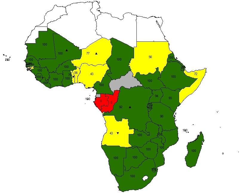 foi Eliminação da malária Em Janeiro deste ano, os Chefes de Estado e Governo da ALMA e o Presidente da Comissão da União Africana (CUA) lançou a iniciativa de um Cartão de Pontuação da Eliminação