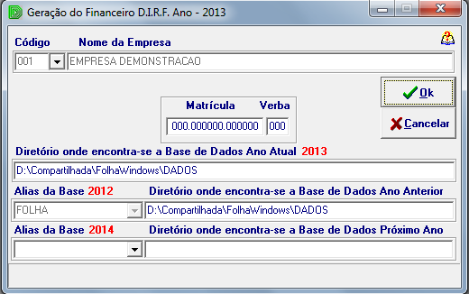 Dinâmica Sistemas Personalizados Apostila DIRF 2013 2 1.