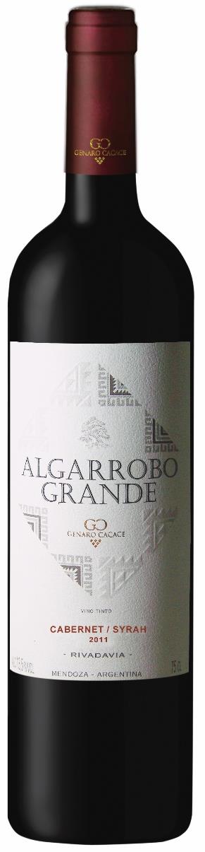 Algarrobo Grande Cabernet Syrah Localização do vinhedo: A Central, Rivadavia - Mendoza. Corte: Cabernet Sauvignon 50% - Syrah 50%.