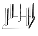 Bloco é o elemento de fundação de concreto simples, dimensionado de maneira que as tensões de tração nele produzidas possam ser resistidas pelo concreto, sem necessidade de armadura.