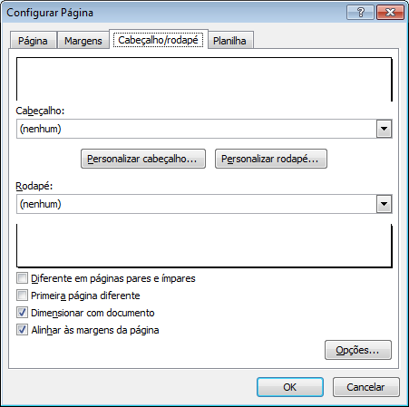 12 CONFIGURAR PÁGINAS Antes de imprimir sua planilha, certifique-se de que ela está configurada da maneira adequada.