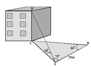 Eercícios de Aprofundmento e de Emes Eercício. N figur 5, tem-se Eercício 17. Considere o triângulo retângulo d figur. Figur Sendo-se que α 10, AB AC 1 cm. Determine medid de AD. Eercício 18.
