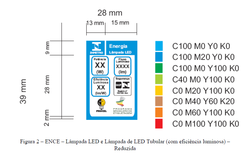 Página 12 de 20 ANEXO A SELO DE IDENTIFICAÇÃO DA CONFORMIDADE - MODELOS PARA A ETIQUETA NACIONAL DE EFICIÊNCIA ENERGÉTICA - ENCE A.