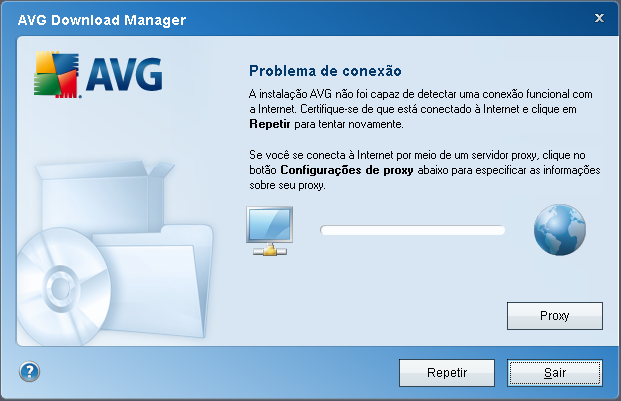 concluir o teste de conectividade. Se o teste não mostrar conectividade, certifique-se de estar realmente conectado à Internet.