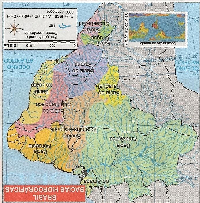 BACIAS HIDROGRÁFICAS BRASILEIRAS