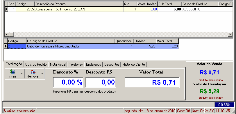 2.04 Caso deseja visualizar o pedido antes de imprimir, selecione o botão Enviar e em seguida a opção Vídeo, conforme a figura 14. Figura 14- Opções do Botão Enviar 2.