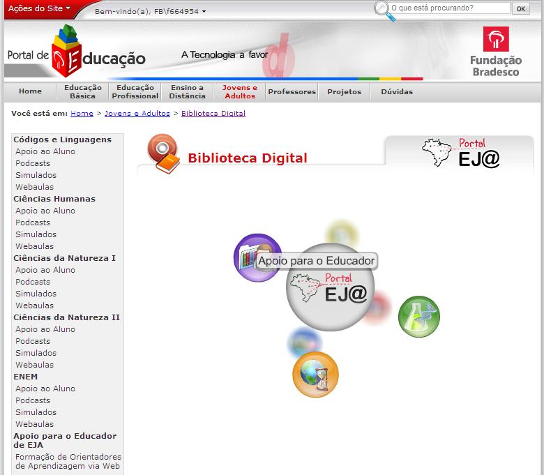 32 Sobre os cursos Pré-inscrição Exames de Conclusão Educador, cadastre seu currículo Fale Conosco Área do Aluno Área do Educador Biblioteca Digital Ao