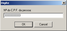 3.1 Liberação Especial Caso não seja encontrada a impressão digital (dedo) na base de dados, o sistema informará a seguinte mensagem: Obs.