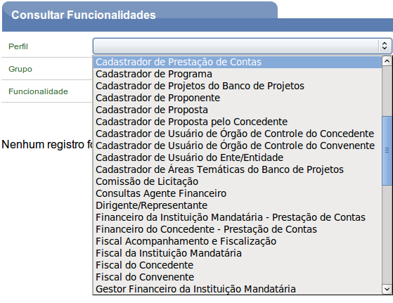 Neste momento, o usuário Concedente deverá consultar o programa copiado, conforme tópico 3.5.