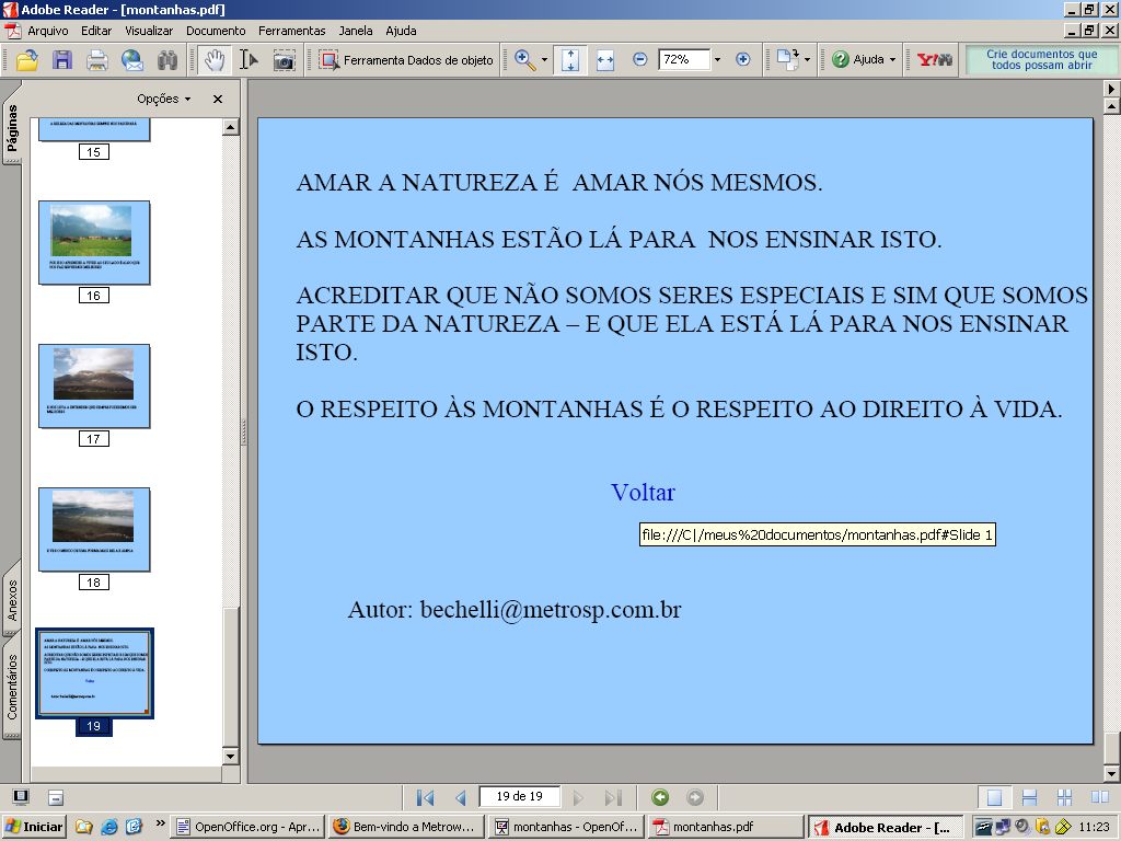 Hiperligação 13 Enviar Este item é composto de duas partes: Email com o documento anexado Envia