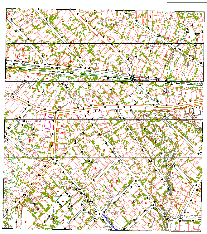 espacial de 7cm. Restituição aerofotogramétrica escala 1:1000 (913 folhas).