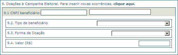 1. Ganhos de capital (R$): Informar o valor correspondente ao ganho de capital. 2.