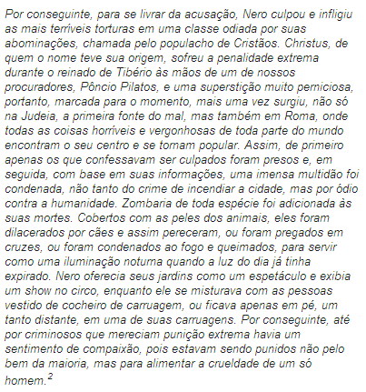 Roma em chamas No dia 19 de julho de 64 DC, um incêndio