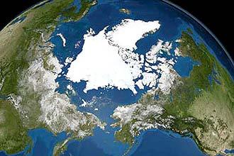 Ártico - 2008 4,52 milhões de quilômetros quadrados 33% menor que em 1977