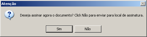 caso, a inserção obrigatória do TOKEN e a senha do magistrado.