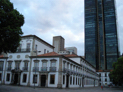 Atual Praça XV Traços da cidade colonial O Palácio dos Governadores na praça que passou a chamar-se Paço Imperial durante o