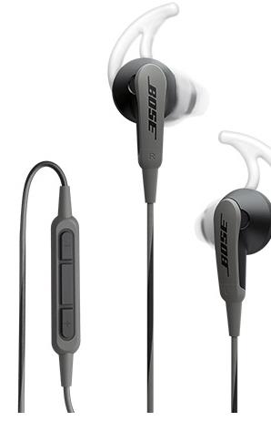 Bose SoundSport Apple Auscultadores SoundSport AUSCULTADORES SOUNDSPORT IN-EAR Apple Auscultadores concebidos para serem utilizados em atividades desportivas.