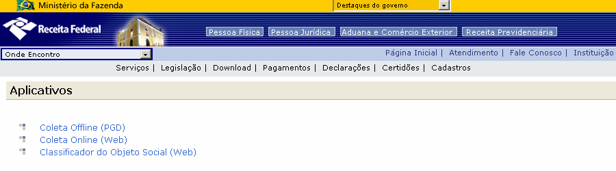 Registro Empresarial - Receita O primeiro passo para o contador ou cidadão que deseje abrir uma empresa, é entrar na página da Receita Federal e pedir o Cadastro de