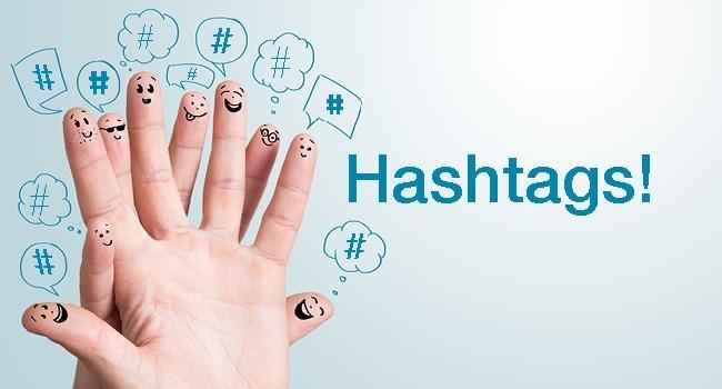 Todos os seus posts devem possuir alguma hashtag.