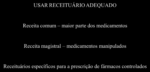 Legislação da prescrição Lei dos Genéricos Lei 9787/99 A prescrição de medicamentos no Brasil é normatizada por LEIS, PORTARIAS e RESOLUÇÕES Leis Federais 5.991/73 e 9.