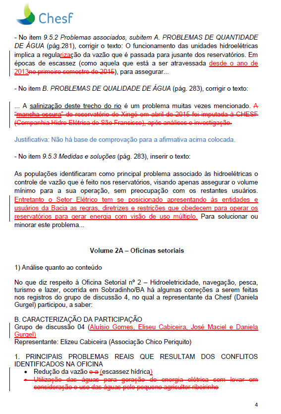 138 Plano de recursos hídricos da