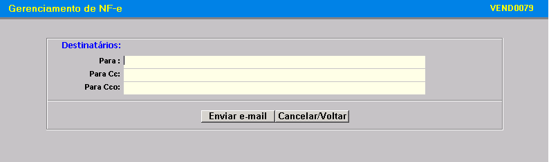 2.3 ENVIAR NOTA POR E-MAIL Para enviar uma nota por email, selecione a nota(1) e clique no botão Enviar