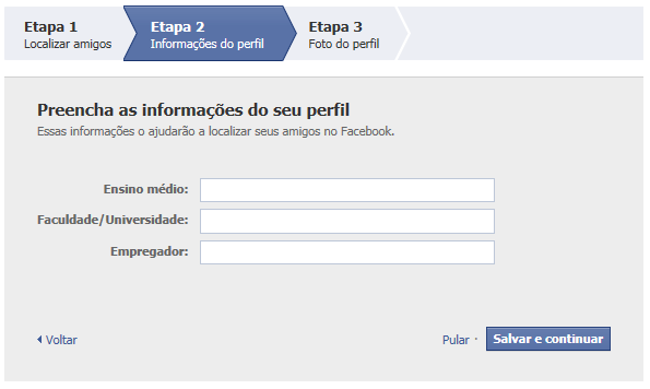 Após preencher todos os campos, clique em Cadastre-se. Isto o redirecionará para a página de confirmação.