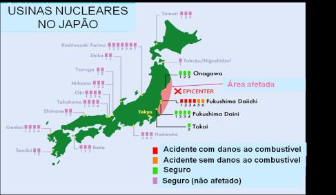 A catástrofe natural no Japão Terremoto