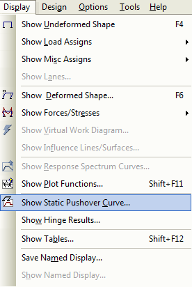 4. Análise Estática Não Linear (Pushover) Análise Pushover: