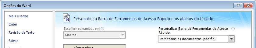 1_15 - ADS - PRO MICRO (ILM 001) - Estudo dirigido Macros Gravadas Word 10/35 Macro Exemplo4 Neste exercício será criada a macro Exemplo4 que, ao ser executada, abrirá um documento novo baseado no