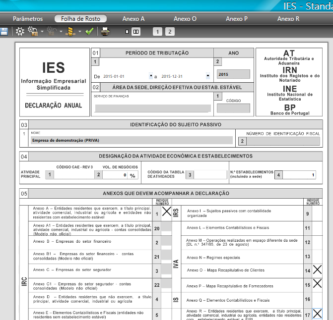 11. Processamento de Recapitulativos Efetuadas todas as validações, pode-se então proceder ao processamento da IES - Declaração Anual, selecionando os