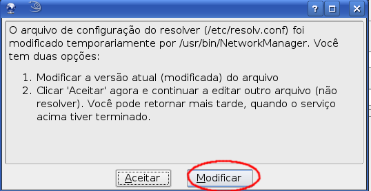 Agora clique em modificar e digite o endereço do computador, o nome do domínio (caso