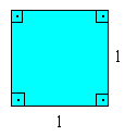 Recorda Área do quadrado O quadrado é um retângulo cuja base e altura têm medidas iguais.