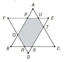 17. (2006 - N2Q19-1 a fase) Paulo usou quatro peças diferentes dentre as cinco abaixo para montar a figura indicada. Em qual das peças está o quadradinho marcado com X?