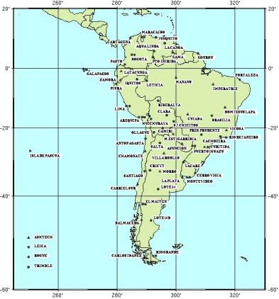 Proposta Futura - SIRGAS SIstema de Referência Geocêntrico para a América do Sul Caráter Global dos Sistemas Geodésicos de Referência compatibilidade de informações à nível internacional.