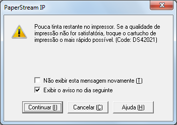 3.4. Substituindo o cartucho de impressão O cartucho é uma peça de consumo.