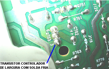 Algum sincronismo não entra O cabo está interrompido; 5. O sincronismo entra Meça o +B no CI detetor de modos ou no micro. Veja um tipo de CI detetor ao lado.