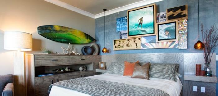 HOTEL 787 SURF CAMP O hotel oferece a você, quartos espaçosos com camas confortáveis, Ar-condicionado, ventilador de teto, agua quente no chuveiro, TV a cabo, DVD, e frigobar.