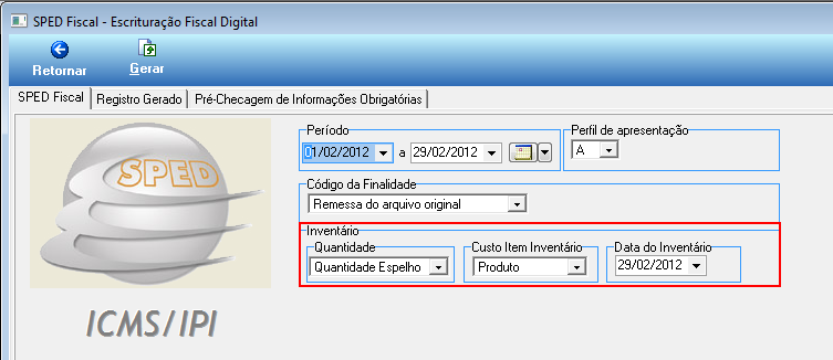 apresentada na Figura 22, utilizando a data do último dia do mês de geração do arquivo.