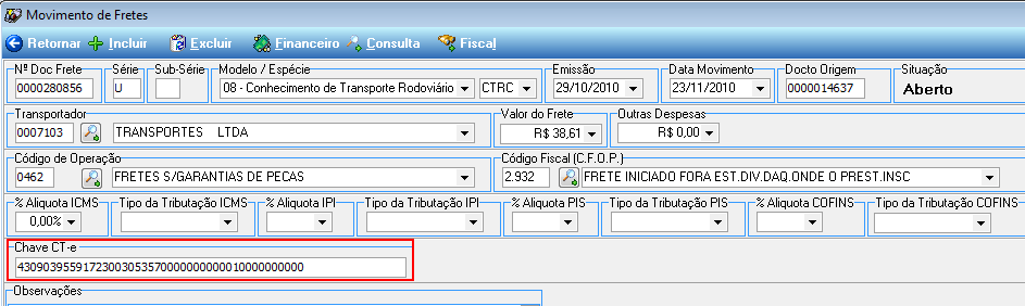 2. GESTÃO ADMINISTRATIVA 2.1 LOCALIZAÇÃO NA CONSULTA DE VENDAS X COMPRAS Acrescentado o campo Localização na Consulta de Vendas X Compras. Destaque da Figura 1.