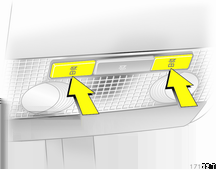 Iluminação 121 Accionadas com interruptor (l = ligadas, 0 = apagadas, centro = automático).