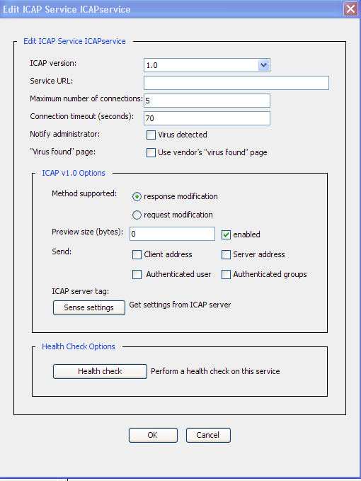 5.ICAP. E a configuração do antivírus com o Bluecoat. Vide figura 5.