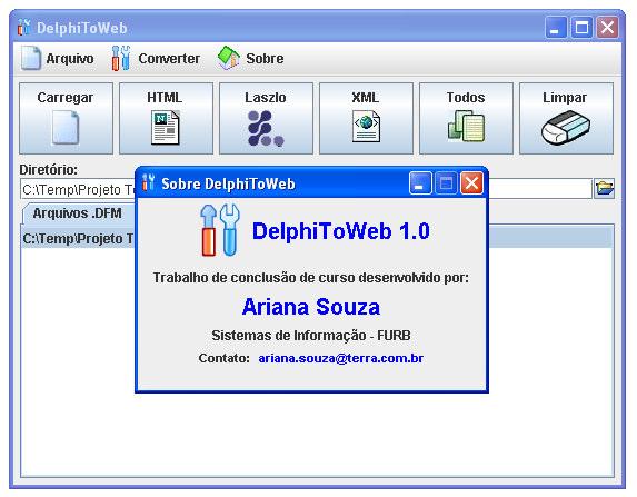 Trabalhos correlatos DelphiToWeb Conversão de GUI Delphi para