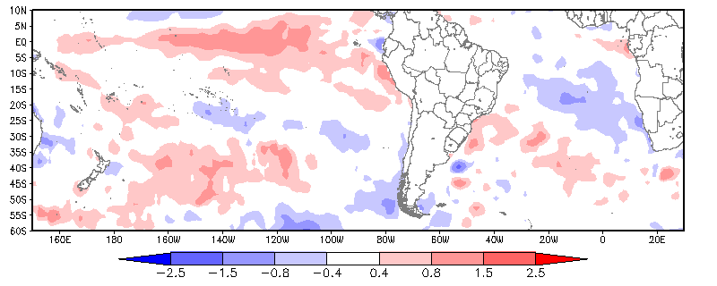 Figura 2. Temperatura Mínima, Temperatura Máxima e anomalias no mês de agosto/2012.