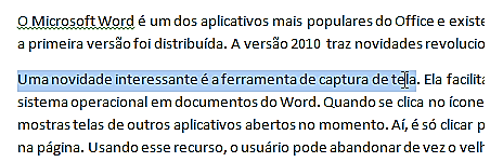 Caso não tenha conseguido sobrescrever a palavra do seu texto será necessário alterar uma opção para que a tecla <Insert> exerça a sua função. Para isso, clique na guia Arquivo e selecione Opções.