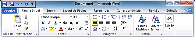 Iniciando o Word 2010 Para iniciar o Word clique no botão Iniciar, posicione o mouse ou clique sobre a opção Todos os Programas, clique em Microsoft Office e por fim, selecione Microsoft Word 2010.