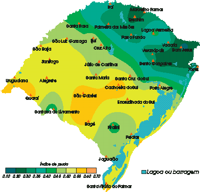 Zoneamento agroclimático Trigo, cevada, soja, milho e feijão