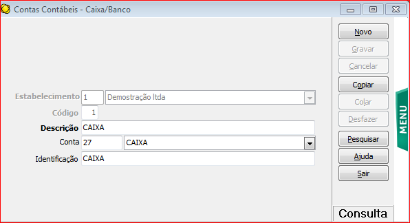 2.1.4. Grupos de contas No botão Grupos de Contas devem ser definidas as contas contábeis de clientes/fornecedores que serão controladas na Auditoria Financeira.