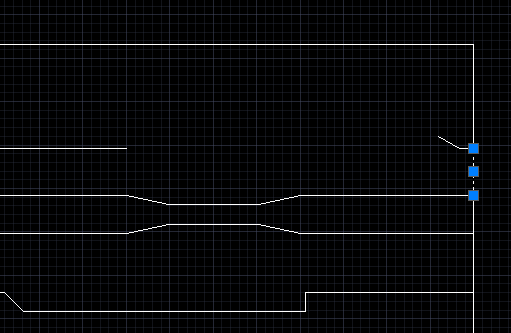 Figura 55 76. Apague a linha auxiliar indicada na Figura 56. Essa linha foi criada apenas para auxiliar na criação e posicionamento das demais linhas.