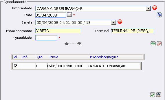 p.8 Cancelar lote Incluir propriedade para os contêineres selecionados Excluir propriedade para os contêineres selecionados Esta opção cancela o lote criado.